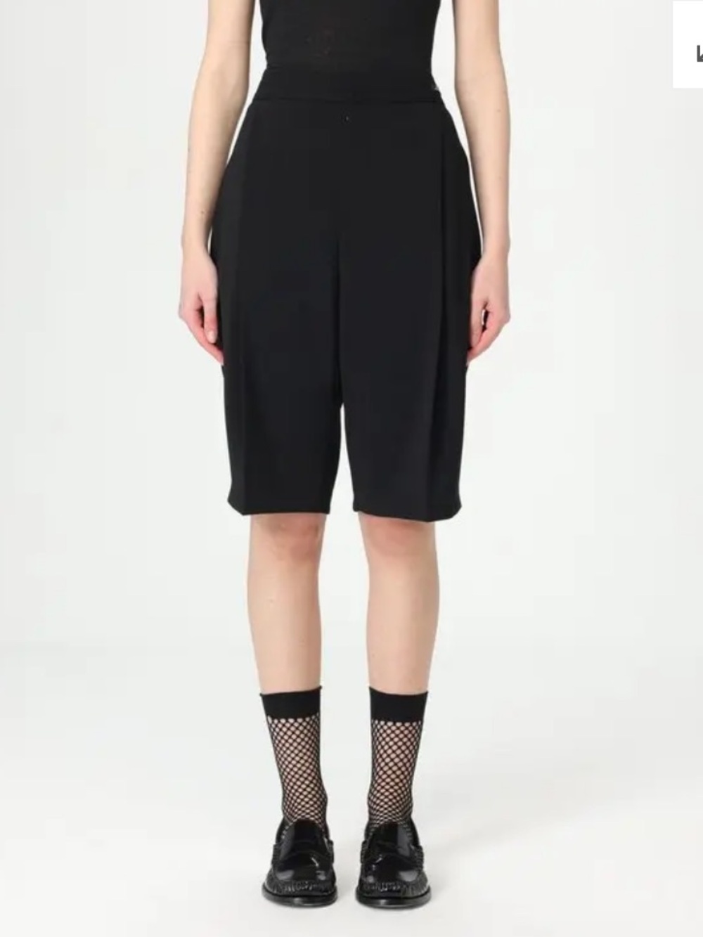 Elisabetta Franchi Black Trouser Shorts - 46 / 34" Waist / XL, made in Italy